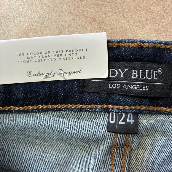 NWT Judy Blue High Waist Skinny Fit Dark Wash Denim Jeans - Picture 6 of 14